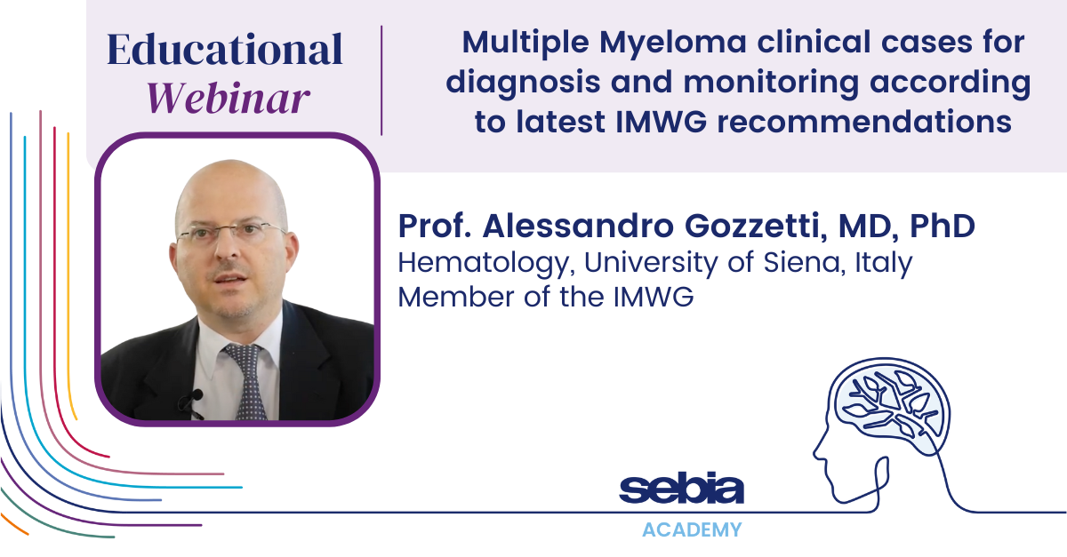 Educational Webinar with Prof. Alessandro Gozzetti, MD, PhD